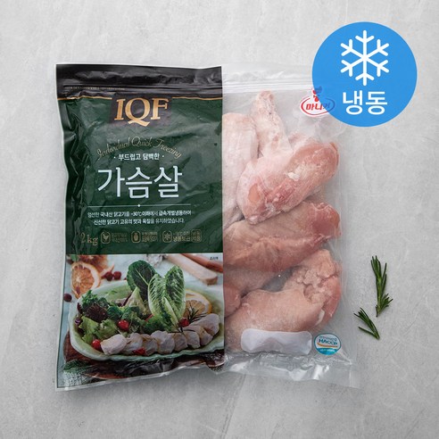 닭가슴살  마니커 IQF 닭고기 가슴살 (냉동), 2kg, 1개
