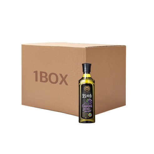 해표 포도씨유, 500ml, 20개