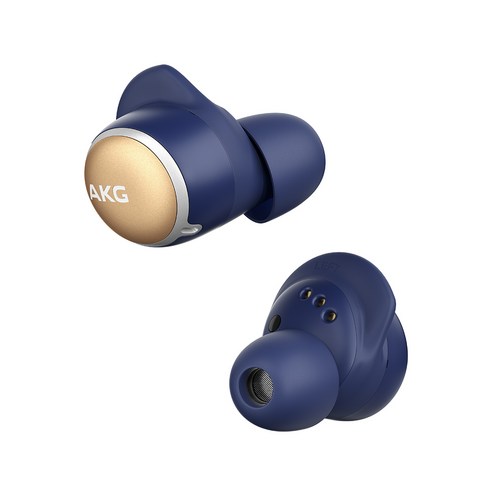 AKG 노이즈캔슬링 풀터치 컨트롤 블루투스 이어폰, AKGN400, 네이비