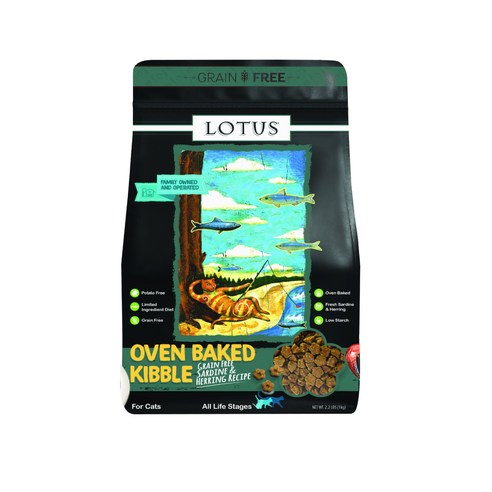 로투스 캣 오븐베이크 그레인프리 건식사료, 생선, 2.2kg, 1개