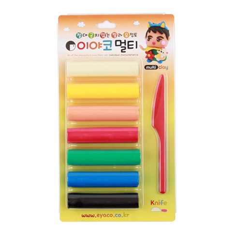 이야코 멀티 칼라 유토 7색 세트, 1개, 혼합색상