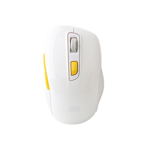 쓰리엠 포인트 무소음 무선 마우스 2.4Ghz M750, 화이트