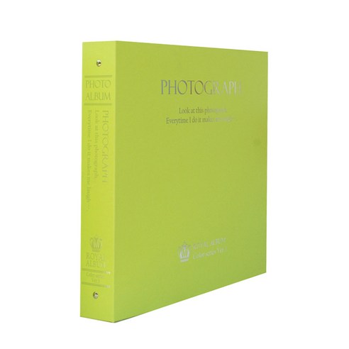 액자엠 로얄포토앨범 Ver 3 LIME AB0011, 화이트 포켓, 50매