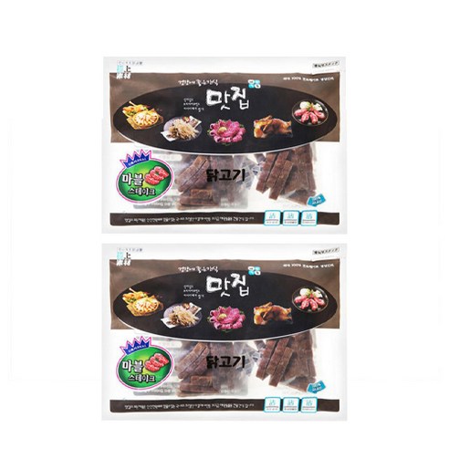 극상소재 맛집 스테이크 강아지간식 360g, 닭고기, 2개