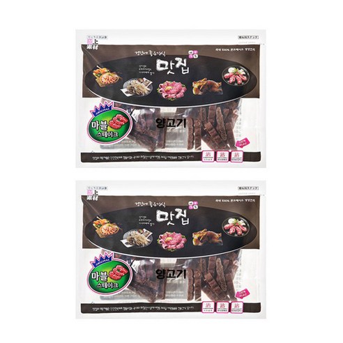 극상소재 맛집 스테이크 강아지간식 360g, 양고기, 2개