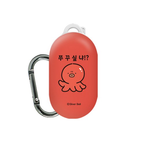 트라이코지 귀염뽀짝 시즌8 갤럭시버즈/버즈플러스 케이스, 단일상품, 1 쭈꾸싶냐