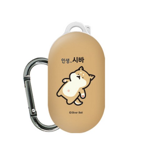 트라이코지 귀염뽀쨕 시즌 3 갤럭시 버즈 버즈플러스 1세대 2세대 공용케이스, 단일상품, 08 인생시바
