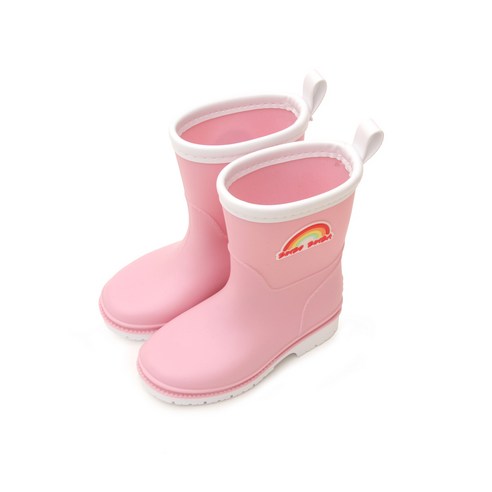 빔보빔바 여아용 파스텔레인보우 레인부츠