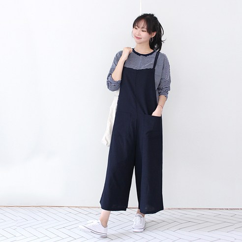 팡팡샵 T 임부용 포켓 멜빵바지