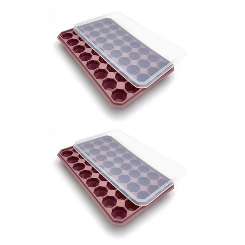 파스텔톤 실리콘 얼음틀 다이아 40구 2p, 다크블루