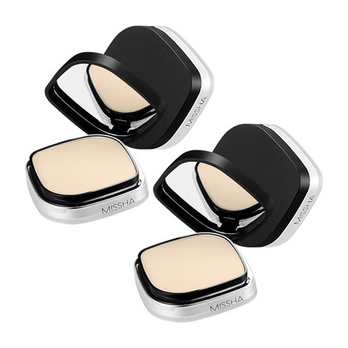미샤 시그너처 드라마틱 투웨이 팩트 SPF25 PA++ 9.5g, 바닐라, 2개