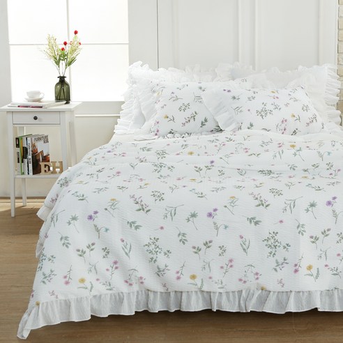 여름이불세트 지베딩 헤일리 시어서커 이불 + 베개 세트 Best Top3