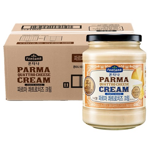 폰타나 파르마 콰트로치즈 크림 파스타소스, 430g, 12개