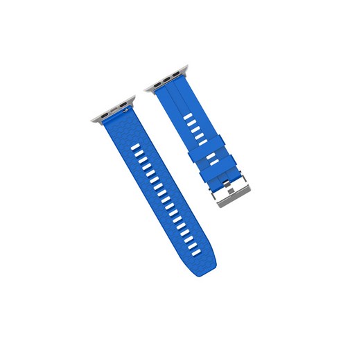 비쉐르 애플워치 3/4/5 레고핏 실리콘 밴드 (42/44mm 호환 가능), 블루, 1세트