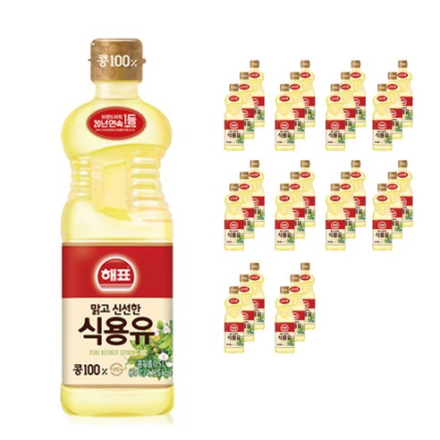 해표 식용유, 500ml, 30개