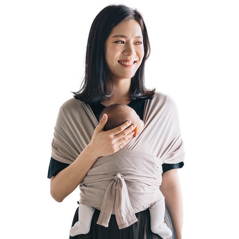 코니 썸머 슬링아기띠 XL, 베이지