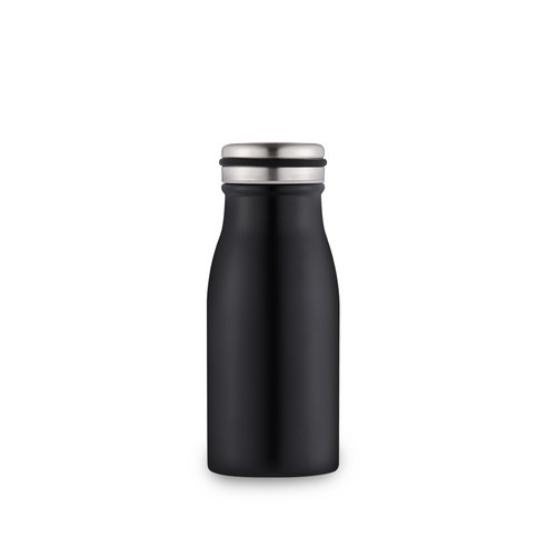 미롬 밀크 텀블러, BLACK, 350ml, 1개