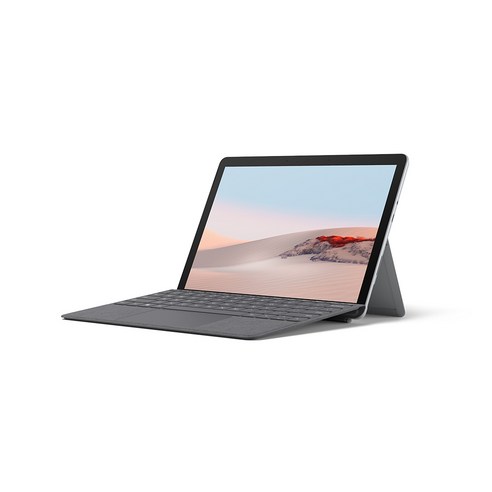 마이크로소프트 2020 Surface Go2 10.5 + 라이트차콜 타입커버 패키지, 혼합색상, 펜티엄, 64GB, 4GB, WIN10 Home, STV-00009