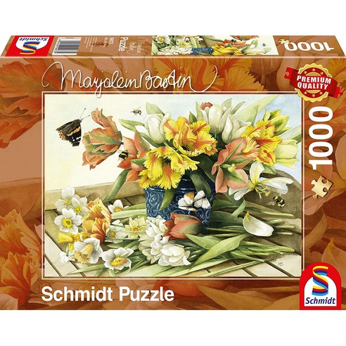슈미트 봄의 꽃 퍼즐 SC59573, 1000피스, 혼합색상
