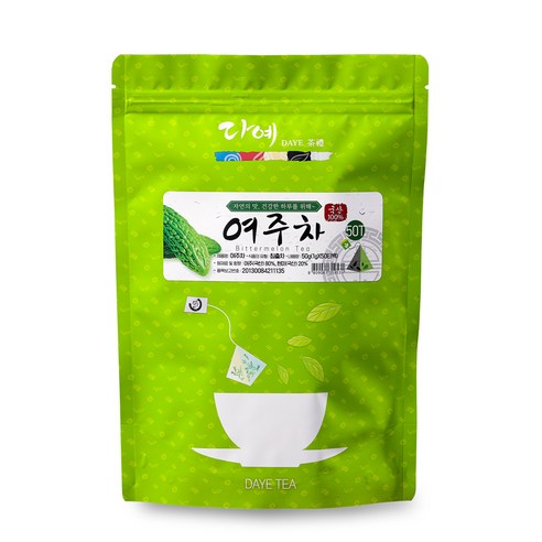 다예 여주차 삼각티백, 1g, 50개입, 1개