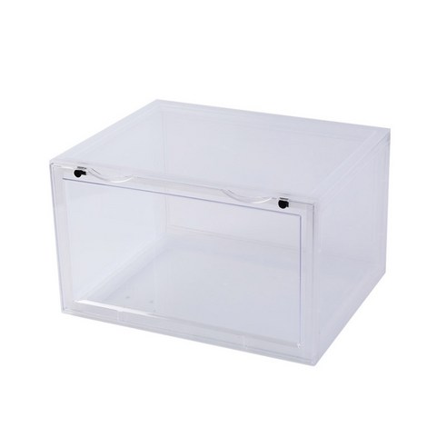 프리미엄 하이탑 신발 정리함 36 x 28 x 22 cm, 화이트, 1개