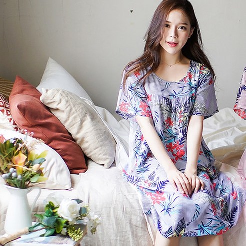 코코드림 여성용 박시 파멜라 원피스 잠옷