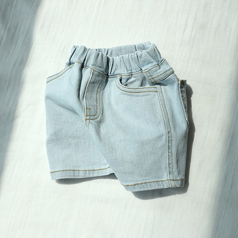 크림콕 아동용 끝장핏 5부 청바지