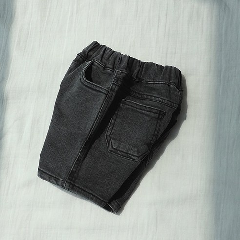 크림콕 아동용 끝장핏 5부 청바지