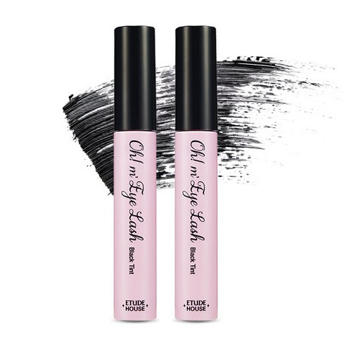 에뛰드하우스 오 마이 래쉬 쌩얼 카라 7ml, 6호 블랙틴트, 2개