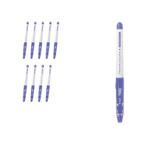파이롯트 프릭션 칼라 수성펜 0.6mm SFC-10M, 라벤더, 10개