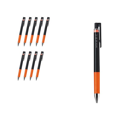 파이롯트 쥬스업 젤잉크펜 0.3mm LJP-20S3, 오렌지, 10개