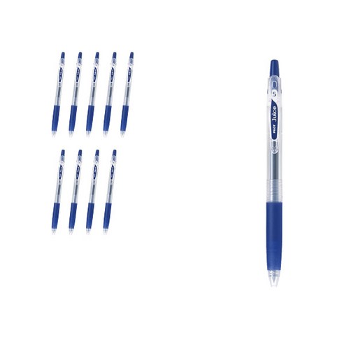 파이롯트 쥬스 젤잉크펜 0.5mm LJU-10EF, 블루블랙, 10개