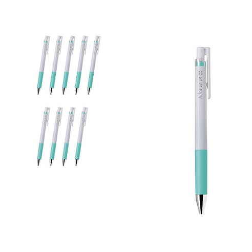 파이롯트 쥬스업 젤잉크펜 0.4mm LJP-20S4, 파스텔그린, 10개