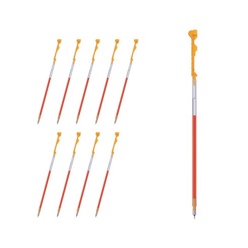 파이롯트 콜레토 리필심 0.3mm LHKRF-10C3, 아프리콧오렌지, 10개