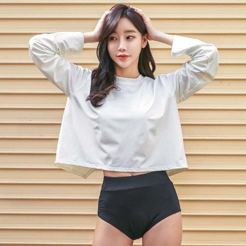 에이치머스 여성용 데네브 래쉬가드, 아이보리