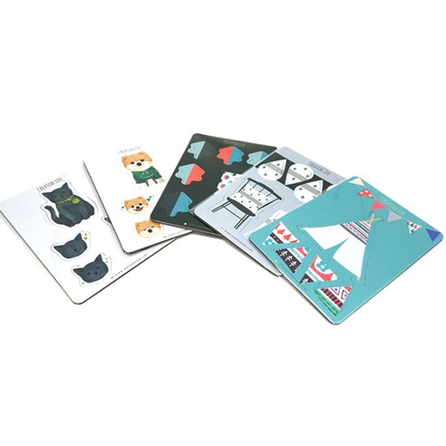 판다몽 크리에이티브 라이프 퍼즐자석 A7, 랜덤발송, 33개
