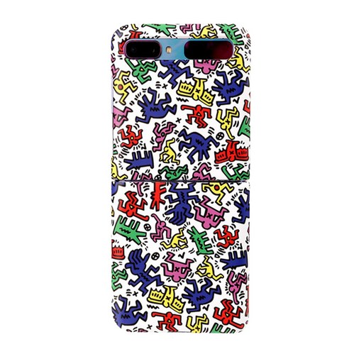 스키누 x Keith Haring 하드 BAR형 휴대폰 케이스