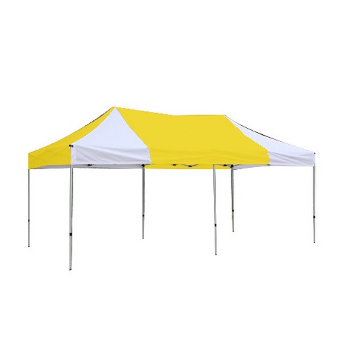 홍캐노피 32mm 스틸 캐노피 천막 2 x 3 m, 노랑(중앙), 백색, 1개