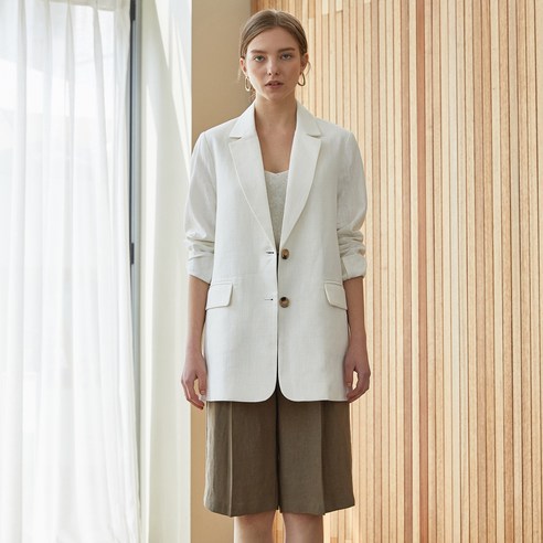 안젤로비안코 여성용 Linen 반바지