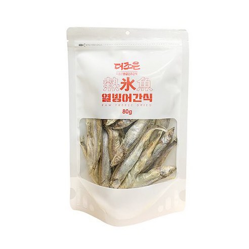 더조은 고양이 간식 80g, 열빙어, 1개