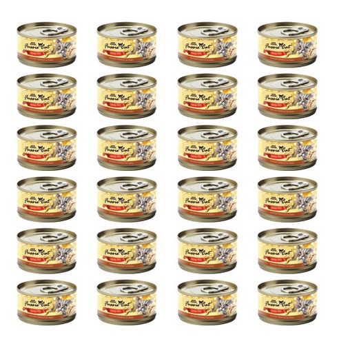 퍼시캣 전연령용 캣 슈퍼 프리미엄 주식캔, 80g, 닭, 24개