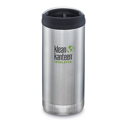 클린켄틴 스테인레스 TK와이드 카페캡 보온보냉병, BRUSHED STAINLESS, 355ml