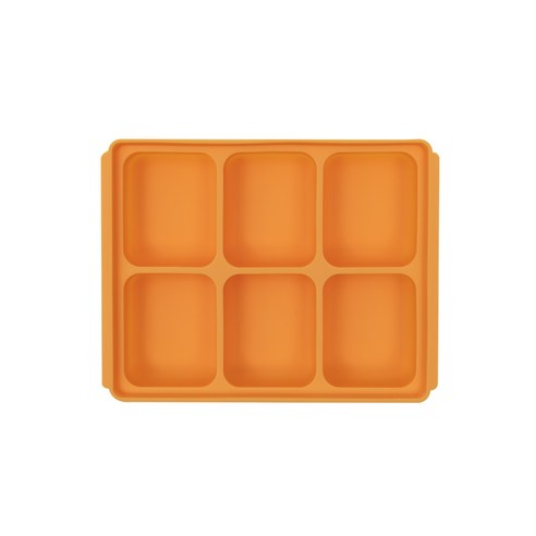 베이비앤아이 실리콘 젤리쏙쏙 이유식큐브 6구, 스프링그린, 1개