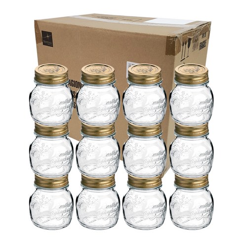 보르미올리 콰트로 스타지오니 자 유리저장병, 250ml, 12개