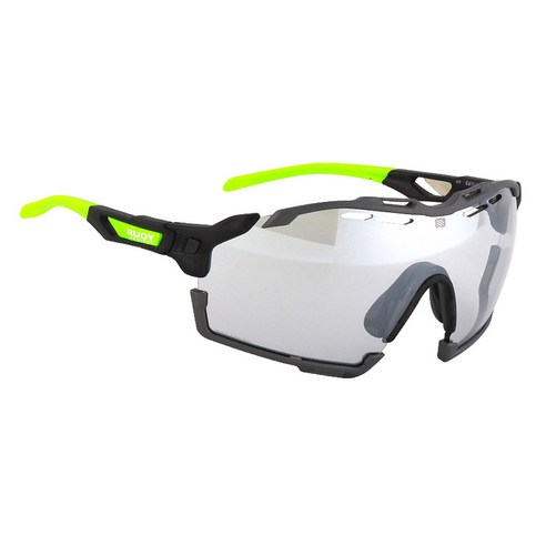 루디프로젝트 컷라인 자전거 스포츠 고글 SP637887-0001, 프로즌 애쉬 실버 범퍼(프레임), 임팩트X 포토크로믹 2 레이저 블랙(렌즈)