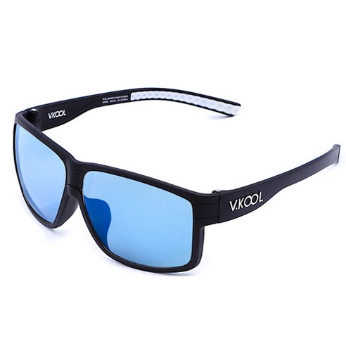 VKOOL 편광렌즈 선글라스 VK-2005 + 도수클립, 블루 편광변색