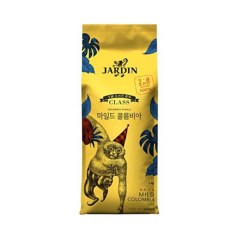 쟈뎅 클래스 마일드 콜롬비아 싱글오리진 원두, 홀빈, 1kg