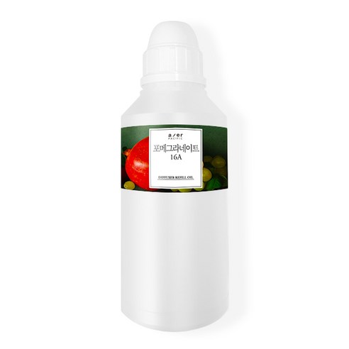 아제르퍼시픽 디퓨저리필 + 시향지 3종 랜덤발송 세트, 포메그라네이트 16A, 500ml