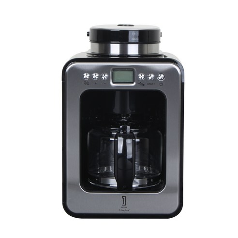 저스트원 그라인더 커피메이커 디지털형, HNZ-CM6000AT(그레이)