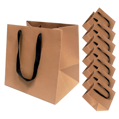 크라프트 쇼핑백 8p, 혼합색상